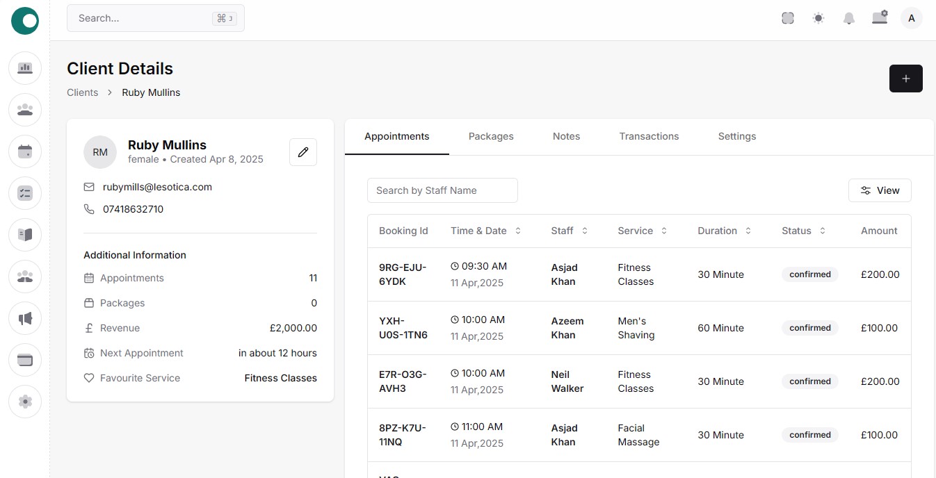 Client Management & Insights